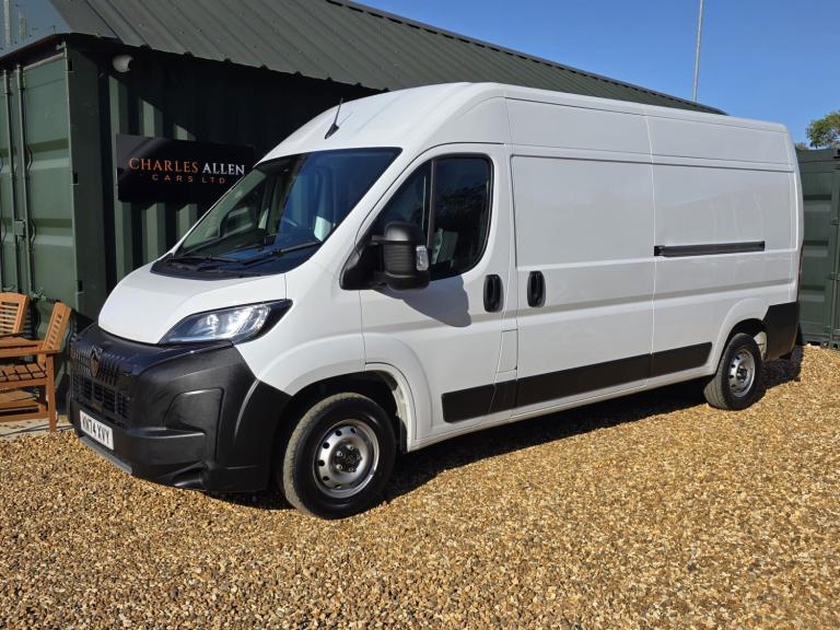 2024 Peugeot Boxer 2.2 BlueHDi 140 L3 H2 Van Professional Techno Plus Pack  PANEL VAN Diesel Manual