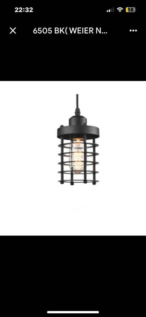Hanging Light Ceiling Metal Small Size Outdoor or Indoor