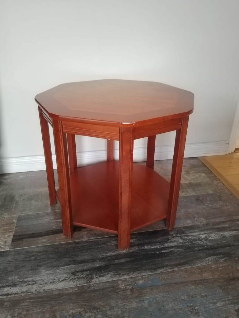 MID-CENTURY RETRO TEAK and OAK COFFEE or SIDE TABLE - LIVING ROOM, KITCHEN, etc