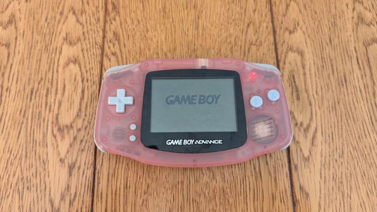 Gameboy Advance Transparent Pink Fully Working