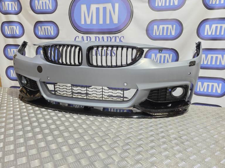 Front Bumper For BMW 4 Series 13-22 F32 F33 M Sport Splitter 