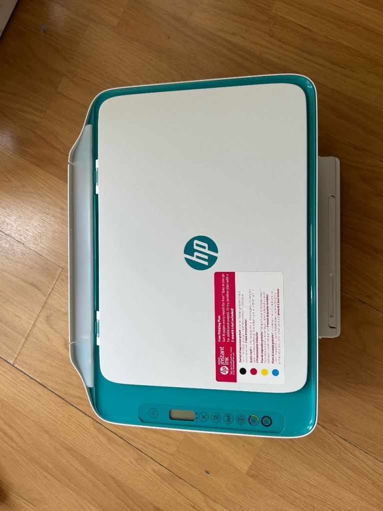 HP Deskjet 2632 All-in-One Printer Good Condition (Green And White)