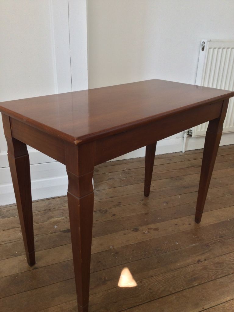 Wooden Console Table with Storage – Good Condition