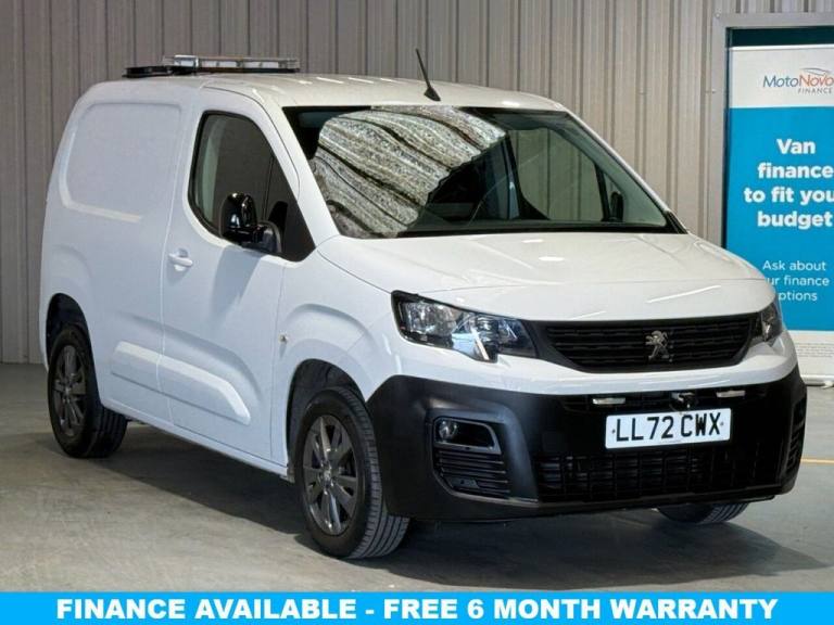 2022 72 PEUGEOT PARTNER 1.5 BLUEHDI 1000 ASPHALT PREMIUM STANDARD PANEL VAN 5DR 
