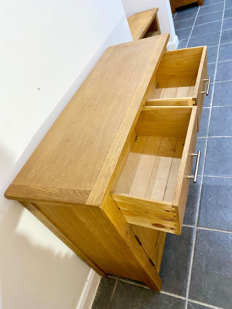 Oak Console Table/ Sideboard  