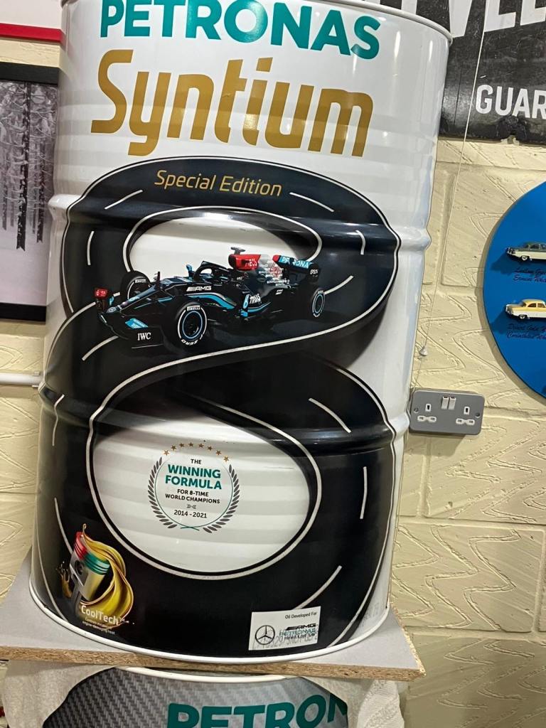 Special Edition Patronas Syntium Empty Oil Drum