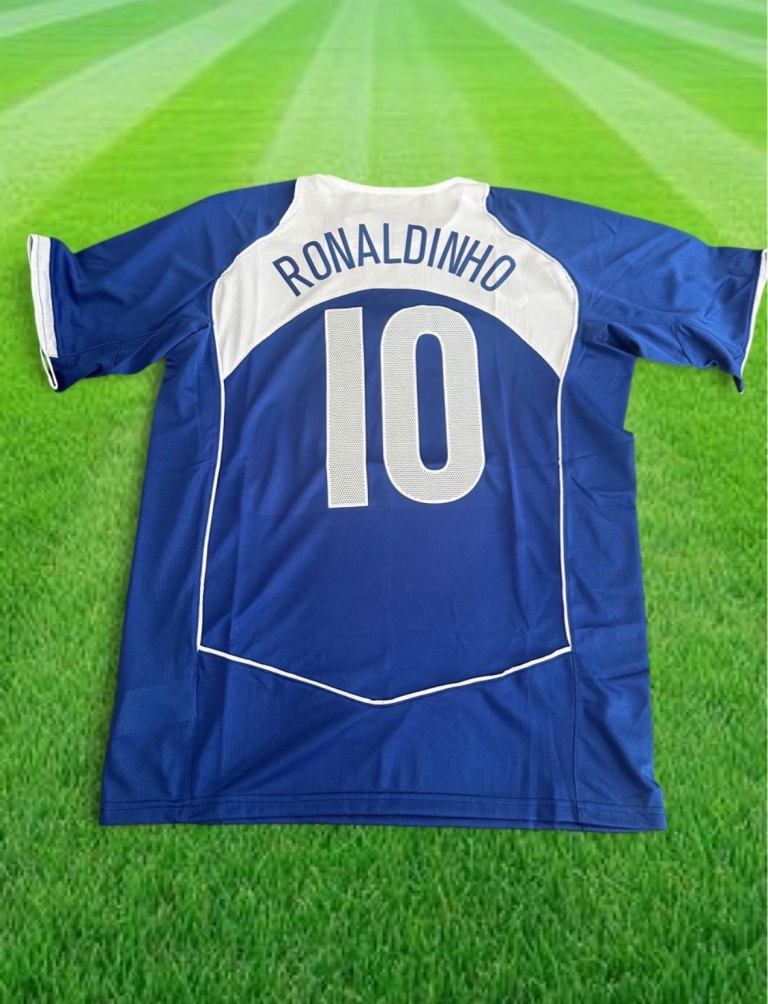 Ronaldinho 10 Brazil Football shirt size XL nike 2004 away kit world cup retro vintage 