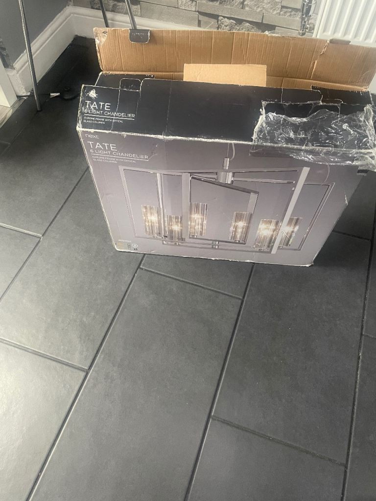 Next Tate 5 Light Chandelier - NEW in Box