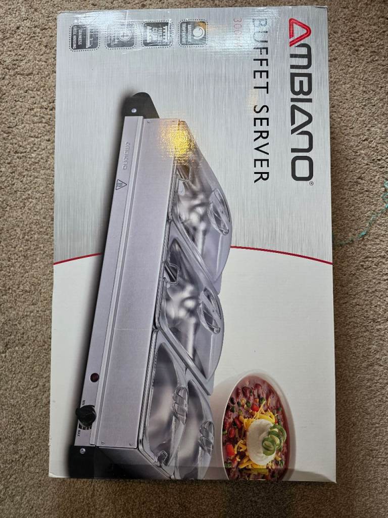 Ambiano Buffet Server 300W - Brand New in Box