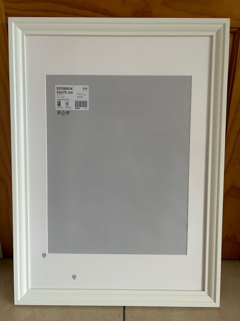IKEA Edsbruk 50 x 70cm white picture photo frame