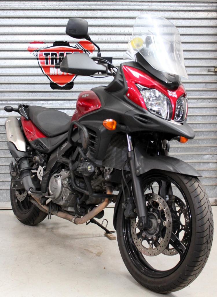 2014 14 SUZUKI DL 650 ABS V-STROM VSTROM RED TRADE SALE 50K NEW MOT ADVENTURE