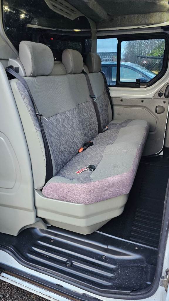 Vauxhall vivaro rear seats