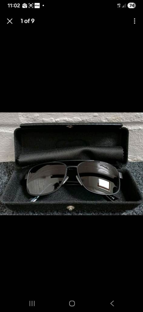 SPECSAVERS Sunglasses MATT BLACK AVIATOR glasses frame MOD: SUN RX 32262414 BNIB