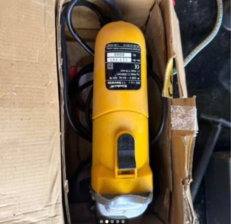 Einhell Angle Grinder – Yellow, Good Working Condition
