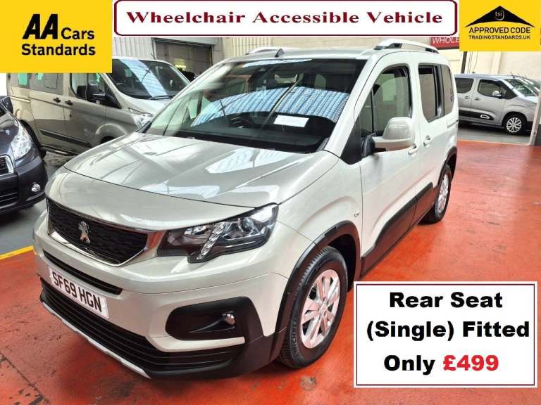 Peugeot Rifter WHEELCHAIR ACCESSIBLE 1.5 BlueHDi 100 Allure 5dr Diesel