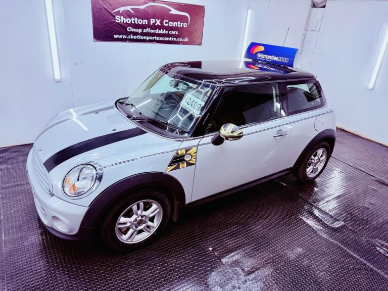 2012 12 MINI COOPER 1.6 PETROL 6 SPEED MANUAL WHITE SILVER METTALIC SMART MOTOR