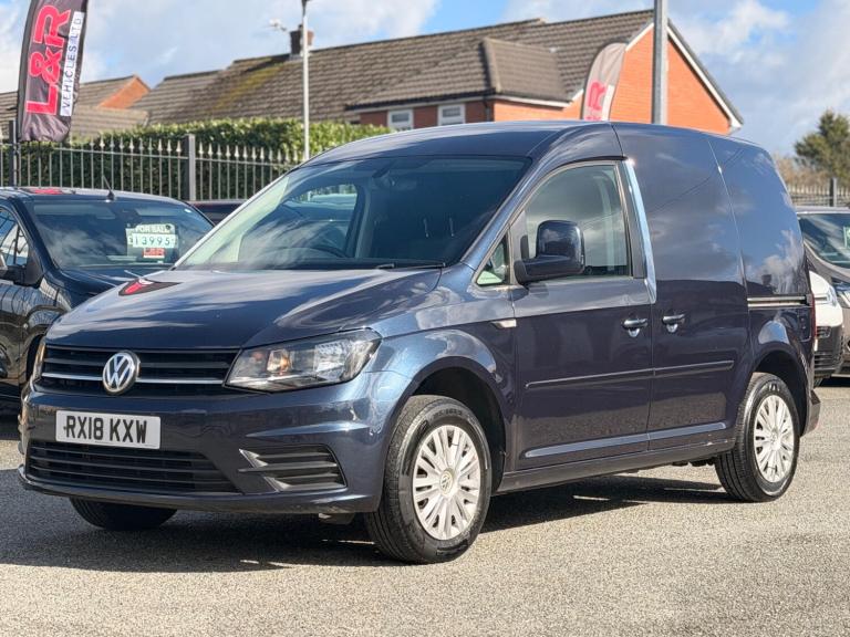 2018 18 VOLKSWAGEN CADDY 2.0 TDI BLUE MOTION TRENDLINE STARLIGHT BLUE EURO 7 FSH