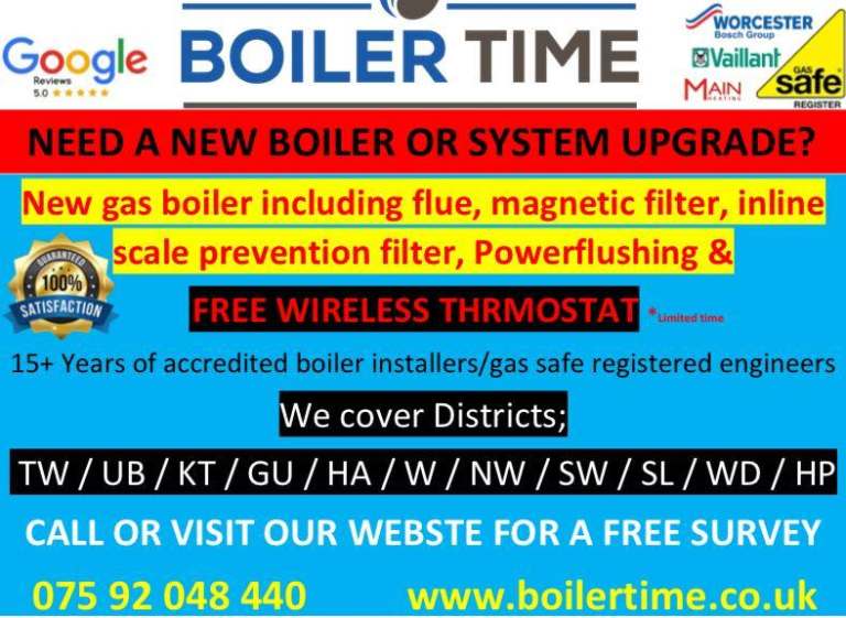 🔥Boiler Time 2026🔥Instal/Repair/Services, Megaflo/Cylinder, Thermostat, underfloor/central heating
