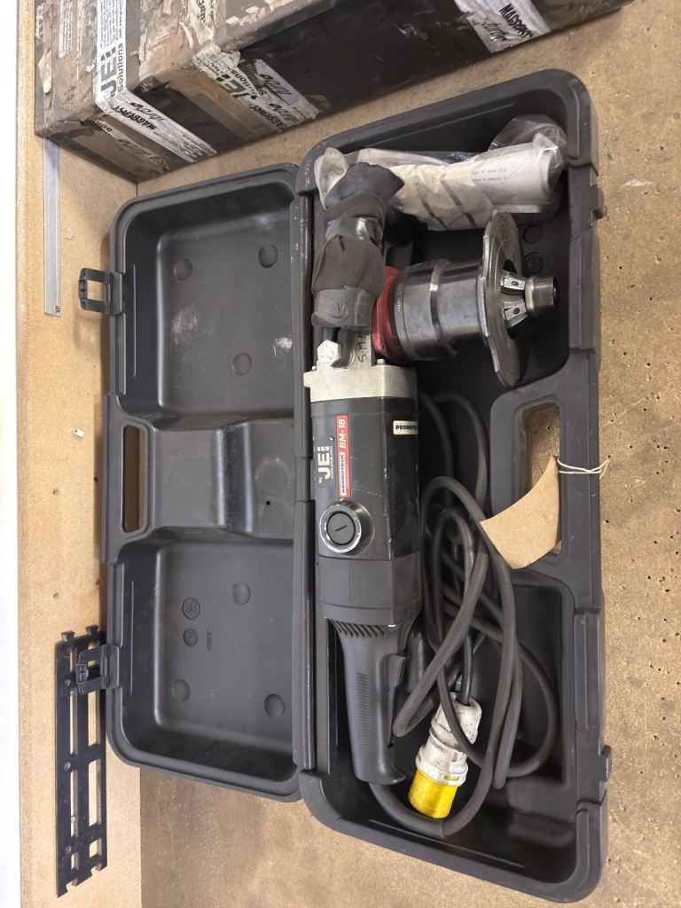 Steel weld prep machine BM18