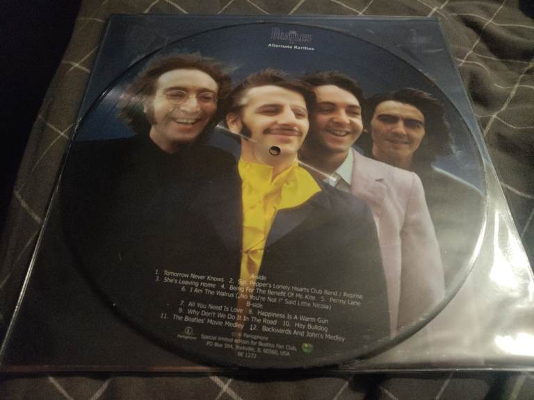 The Beatles alternate rarities picture disc album mint 