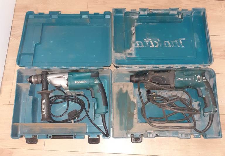 2x Makita drills HP2051 and HR2470. Fully working.