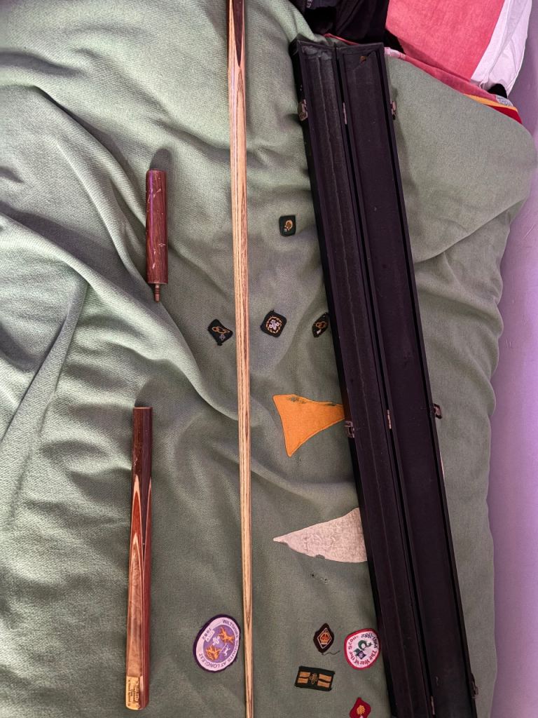 3peice snooker/poole cue