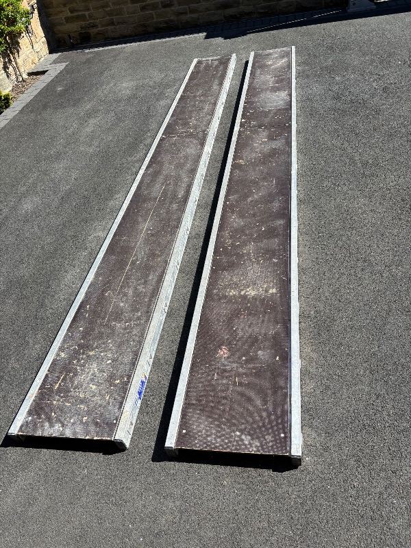 2 x Staging Boards. 4200mm x 450mm.