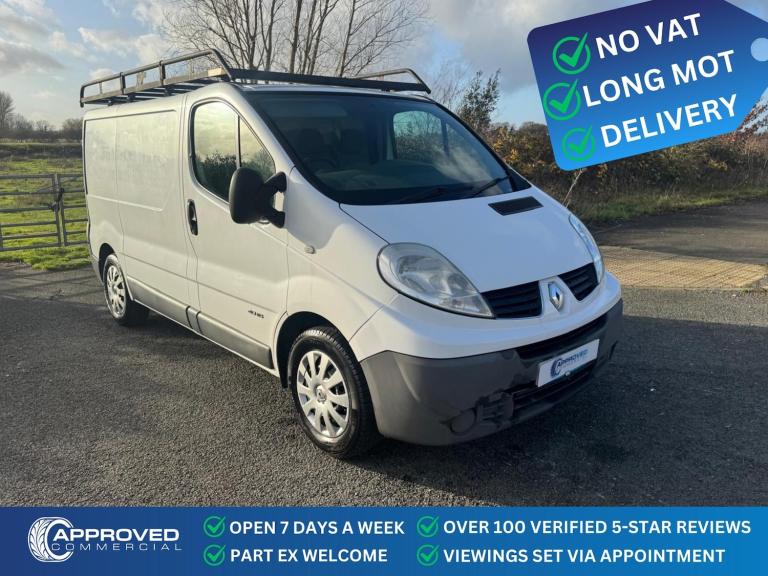 image for 2012 Renault Trafic (12) 2.0 DCI 115 BHP SL29 SWB EURO 5 NO VAT! LONG MOT PANEL VAN Diesel Manual