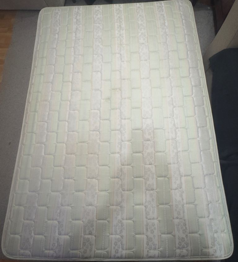image for Gently used double bed mattress – collection only (M22 9AL)