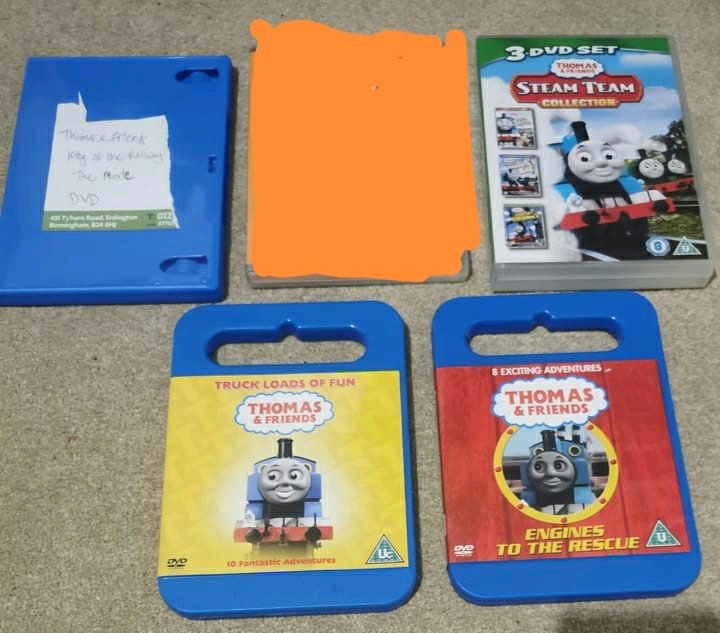 4 x Thomas The Tank Engine & Friends DVDs (6 Discs) Job Lot Bundle