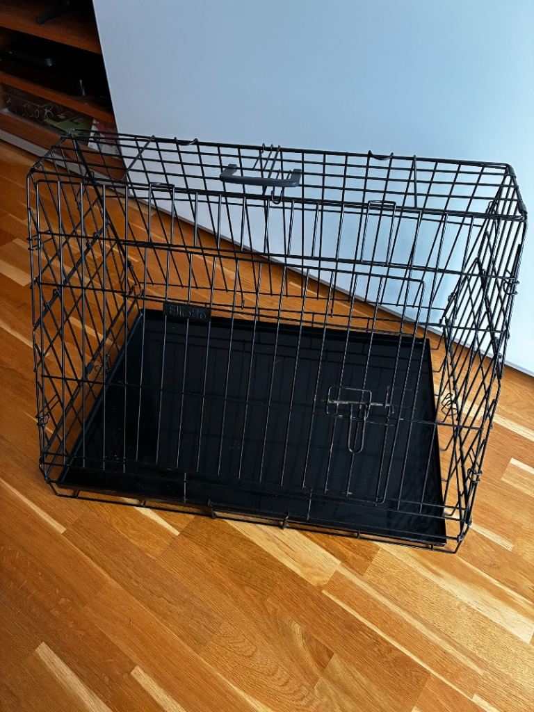 Hatchback car dog crate
