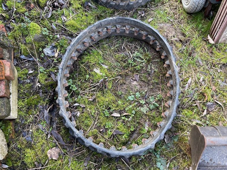 Digger track for planter / garden edging are decoration
