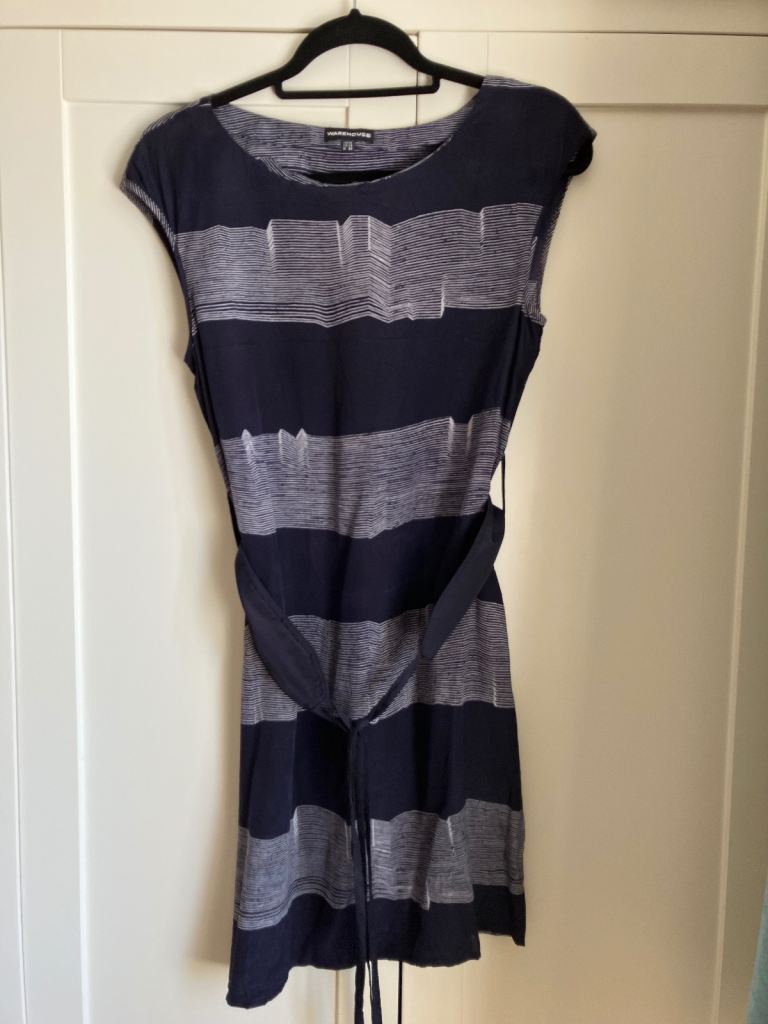 Warehouse silk dress size 10 
