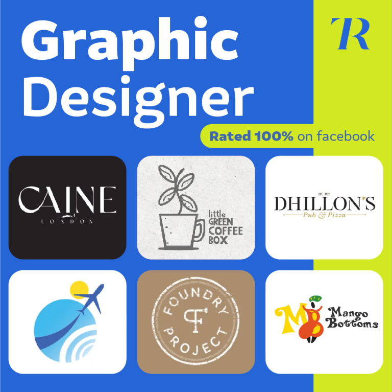 **Experienced UK Logo & Graphic Designer | Available Now**