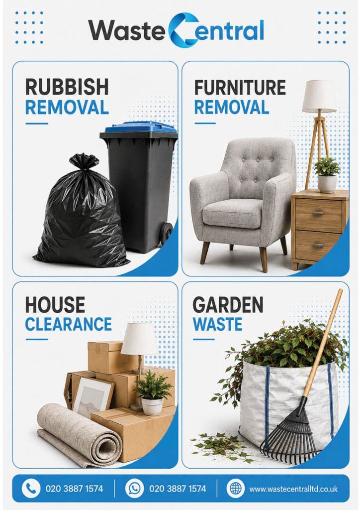 CHEAP WASTE REMOVAL-RUBBISH CLEARANCE-BUILDERS WASTE-OFFICE WASTE-HOUSE CLEARANCE-REMOVALS