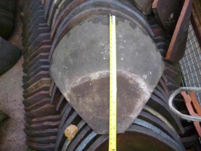 Reclaimed Arris hip tiles Bonnet tiles Rosemary hips Acne hip