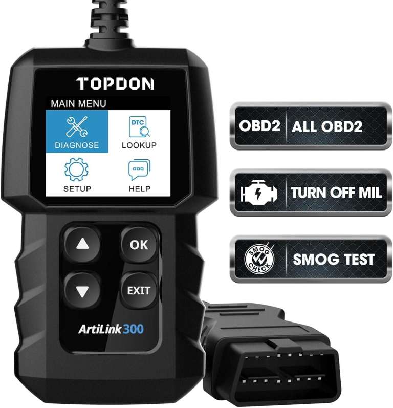 TOPDON ArtiLink 300 (AL300) OBD2 Code Reader - Brand New
