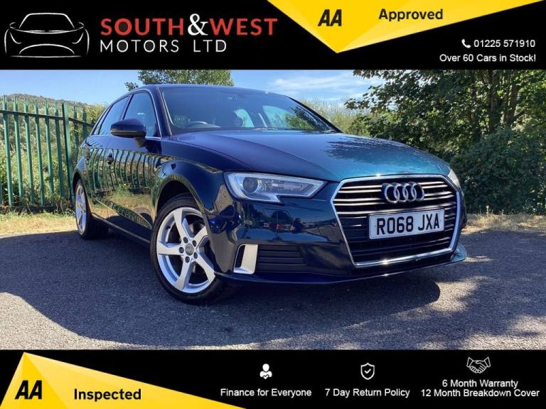 2018 Audi A3 1.6 TDI 30 Sport Sportback 5dr Diesel Manual Euro 6 (s/s) (116 ps) Hatchback Diesel ...