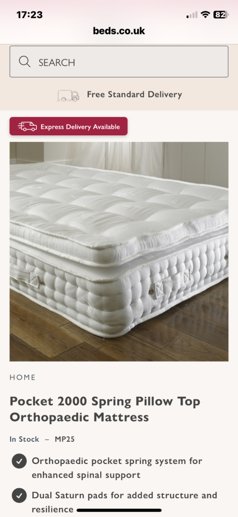 New double mattress 