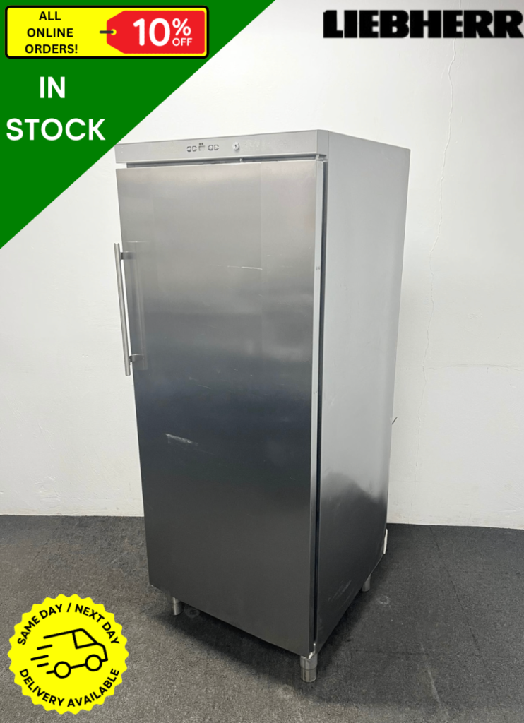 PAY OVER 3 MONTHS! - Used Liebherr 580 Litre Upright Stainless Steel Fridge