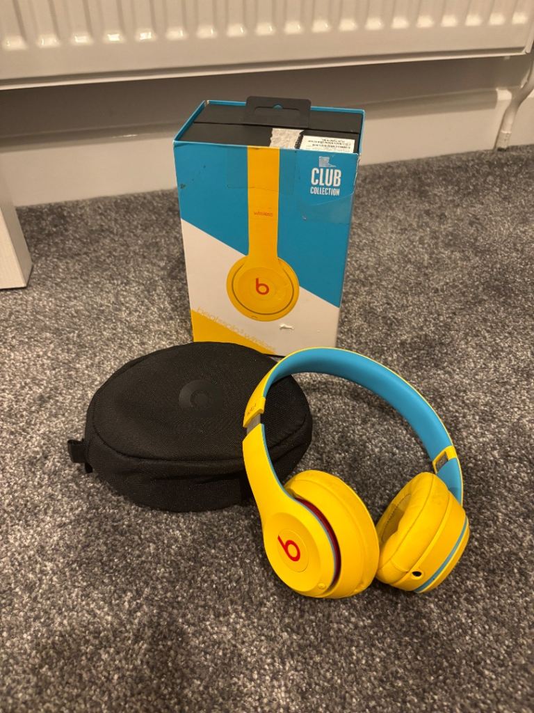 Beats Solo Headphones – Yellow, club 
