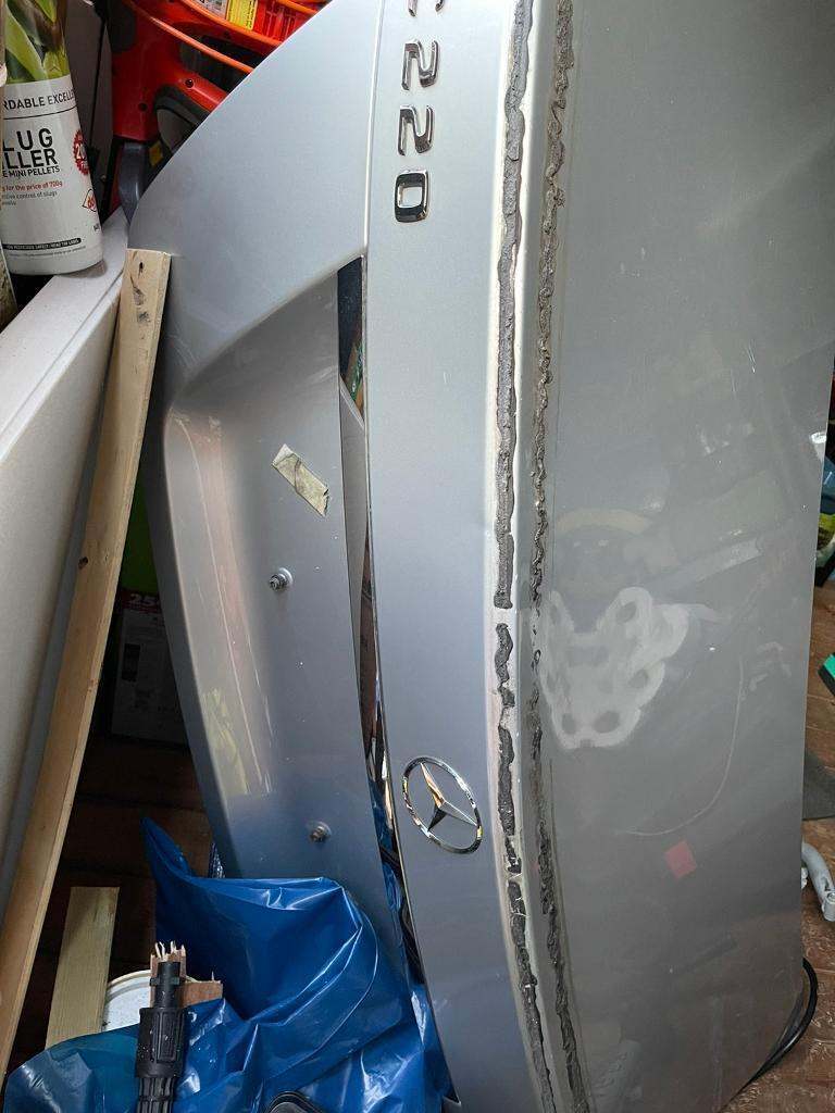 Mercedes c class c220 W204 silver boot 