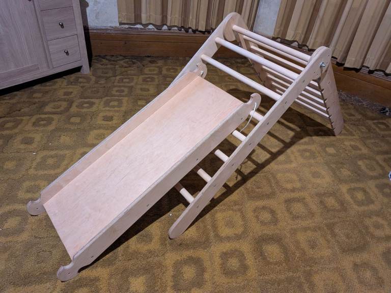 Montessori Folding Wooden Triangle Slide