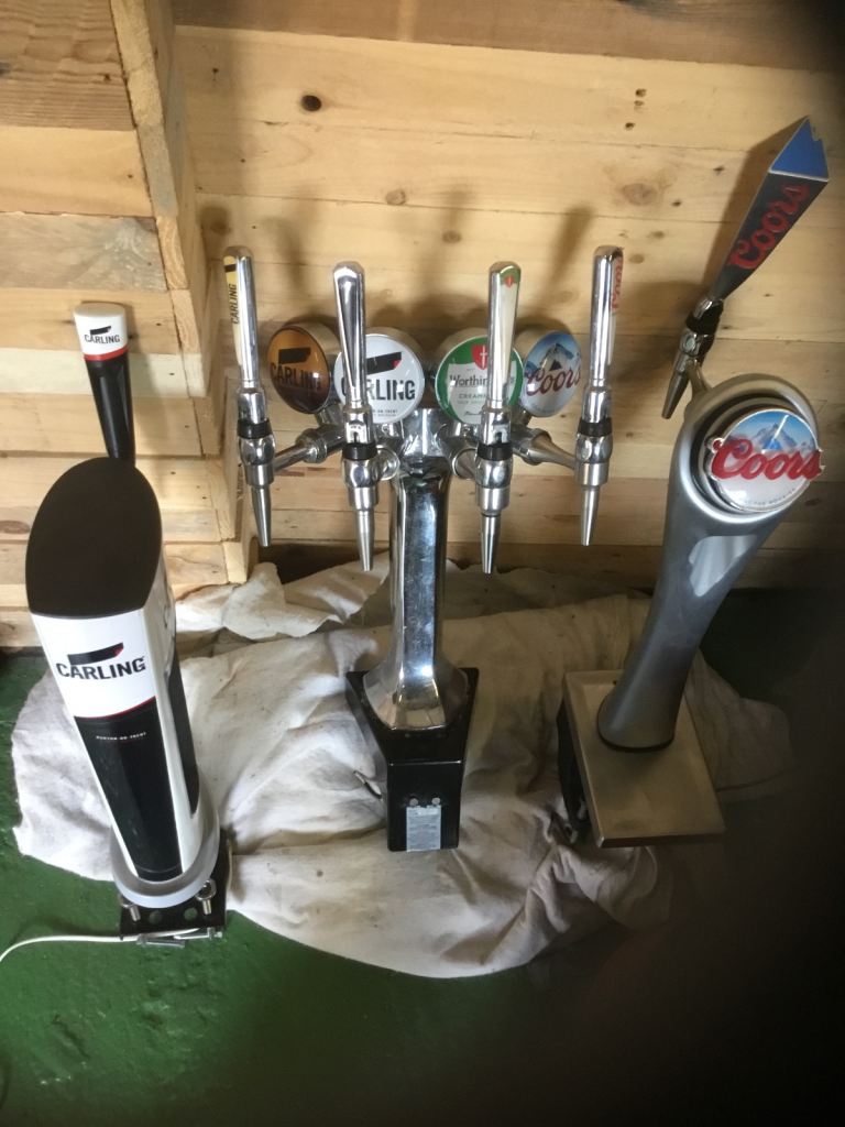 Mancave bar pumps