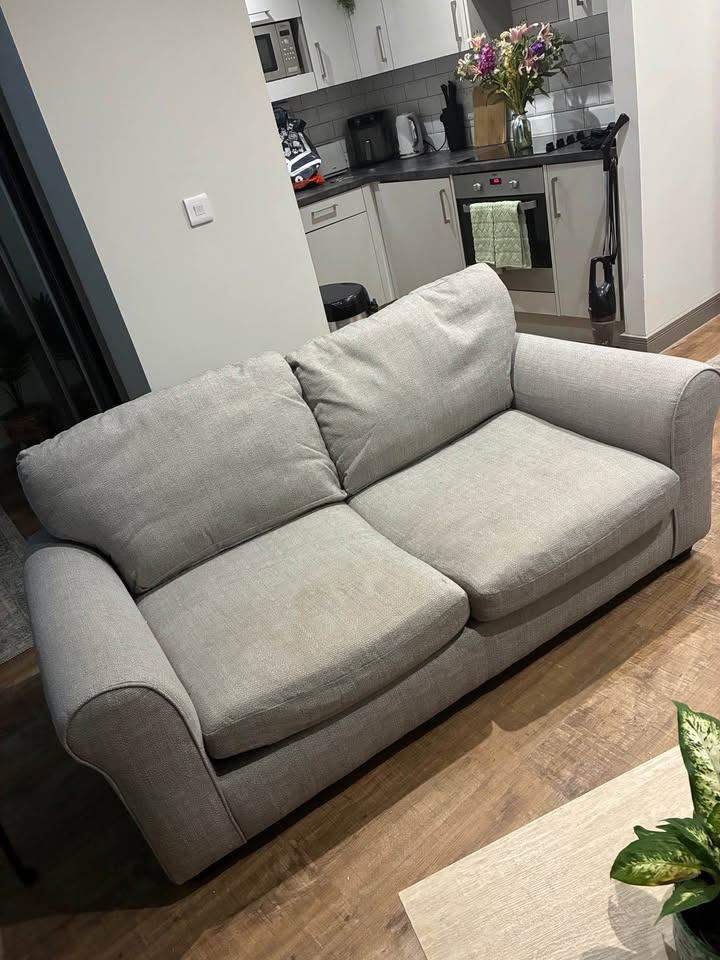 Grey Argos Sofa with Pull Out Bed
