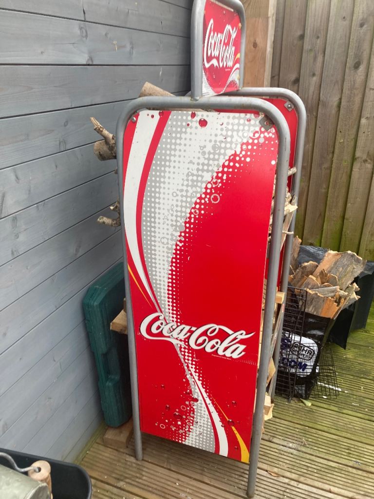 Retro Coca Cola Display Stand