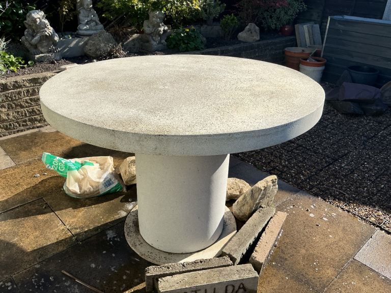 Heavy Duty Stone/Concrete Garden Table