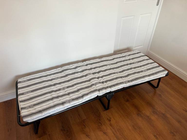 Folding Bed with Mattress - Single