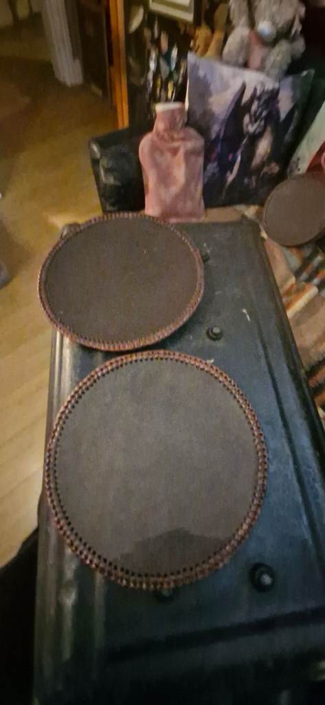 image for  Collectible African leather place mats or wall hanging 