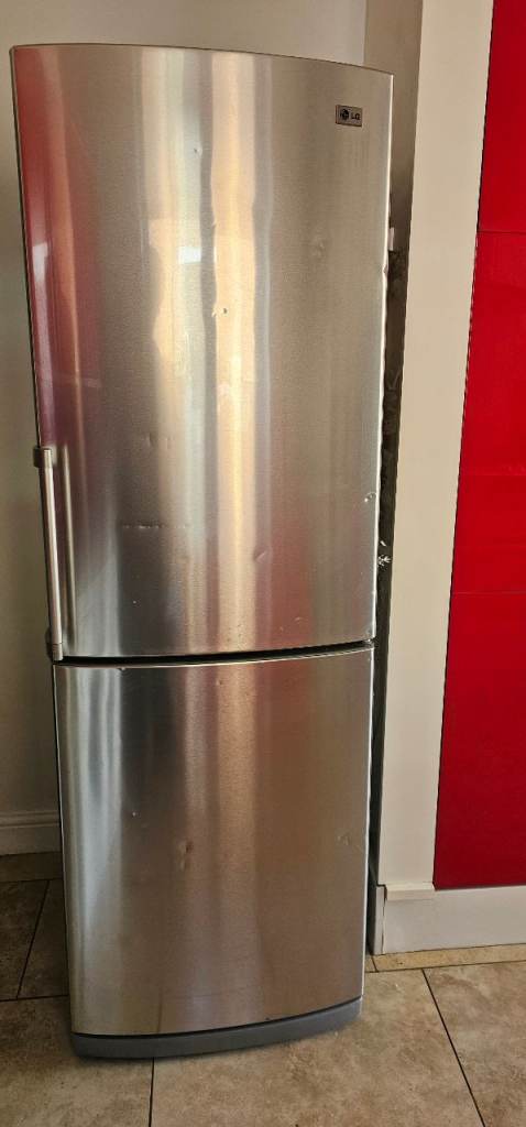 LG stainless steel fridge freezer